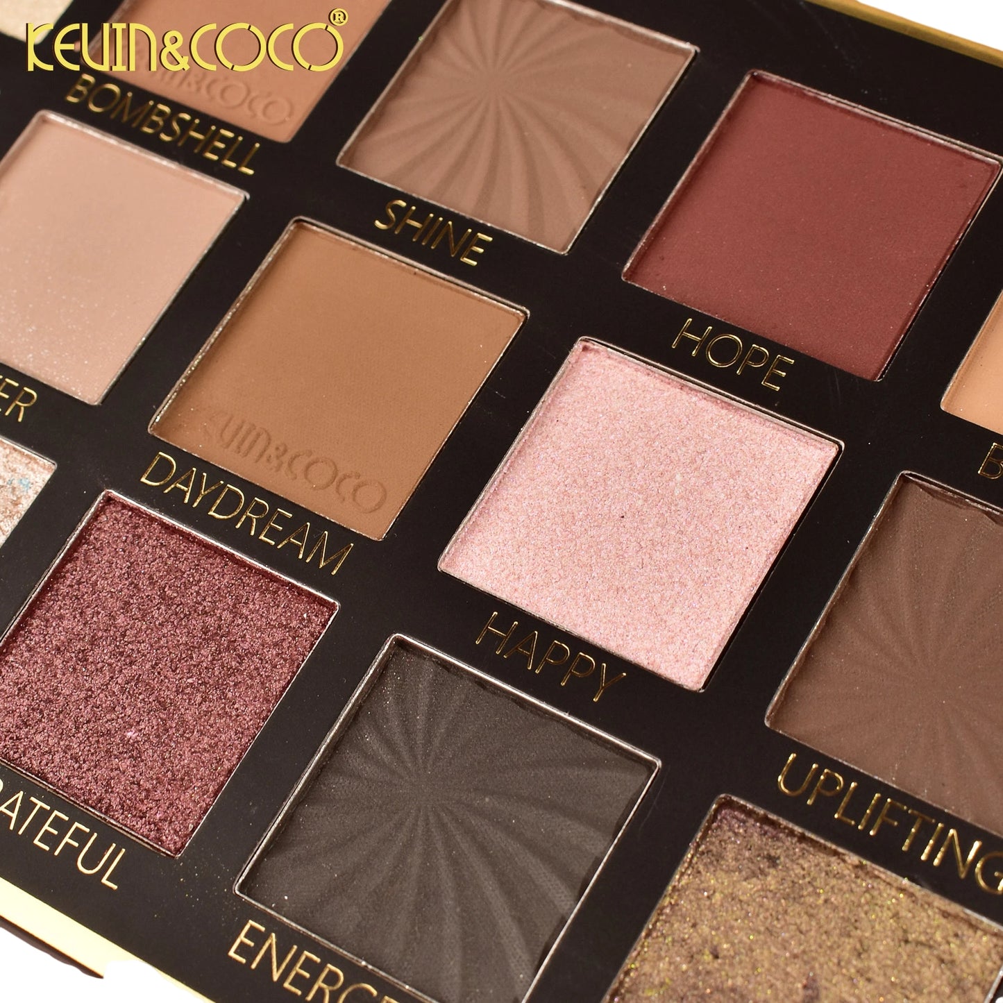Blooming 15-Color Eyeshadow Palette - 6PCS