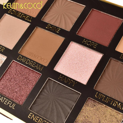 Blooming 15-Color Eyeshadow Palette - 6PCS