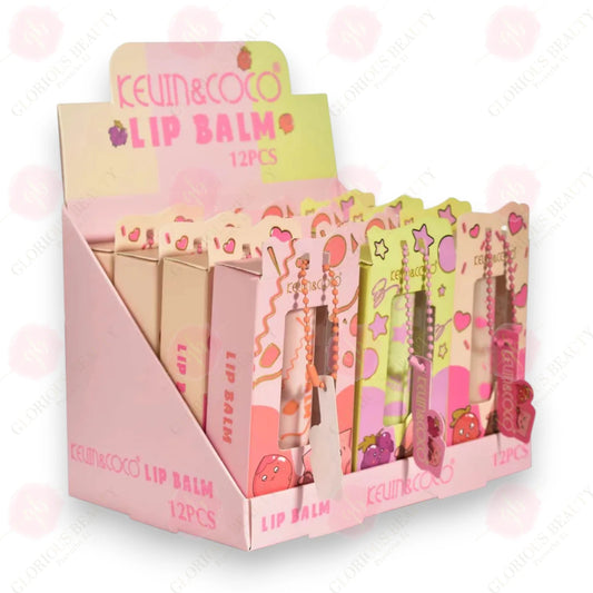 Lip Balm w/ Keychain - 12PCS