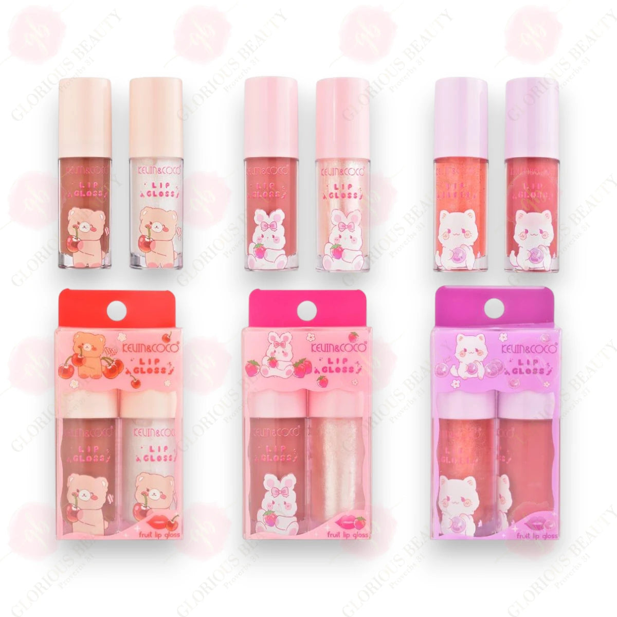 Fruit 2pc Lipgloss - 12PCS x Display