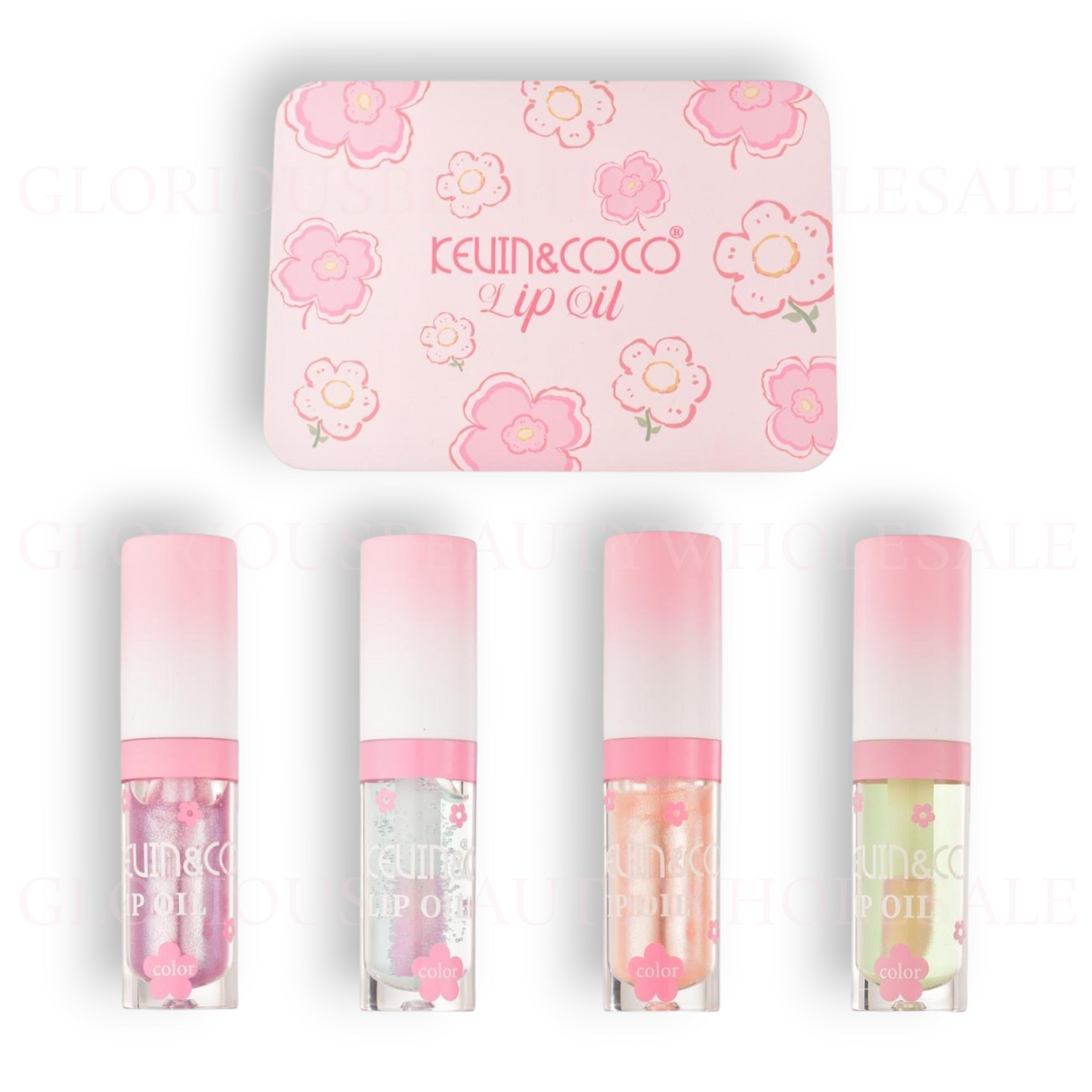 4-Color Lip Oil Set
