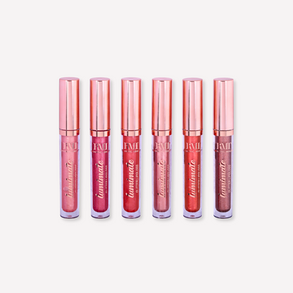 Luminate Shimmer Lip Gloss - Nudes - 24PCS