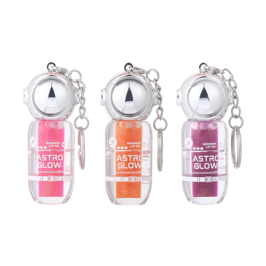 Astro Glow Shimmer Lip Oil Keychain by Romantic Beauty, photo 2