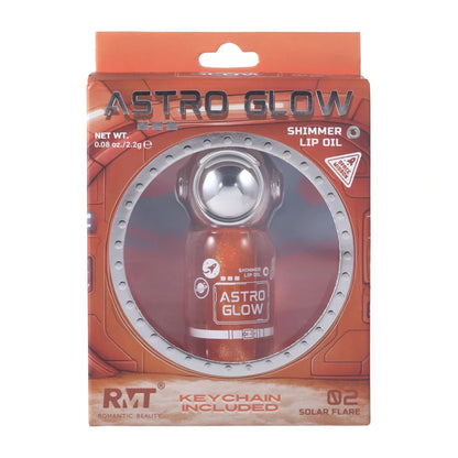 Astro Glow Shimmer Lip Oil Keychain - 12PCS