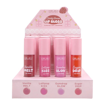 Candy House Lip Gloss - 24PCS