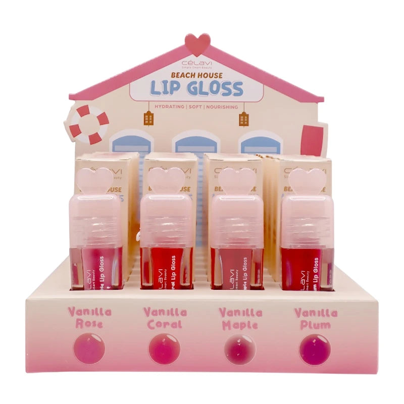 Beach House Lip Gloss - 24PCS