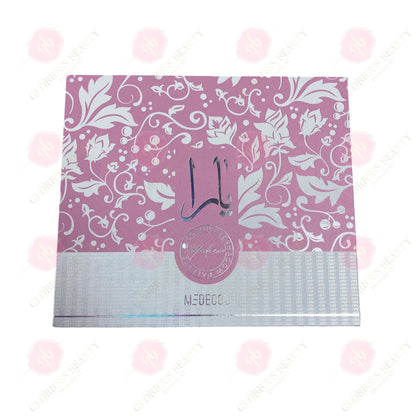 Yara Color Eyeshadow Palette (Pink Floral, ~42 colors with mirror)