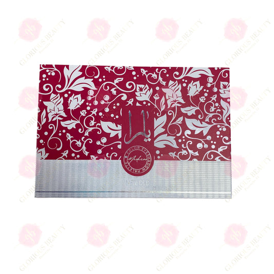 Yara Color Eyeshadow Palette (Red/Maroon Floral, ~54 colors)