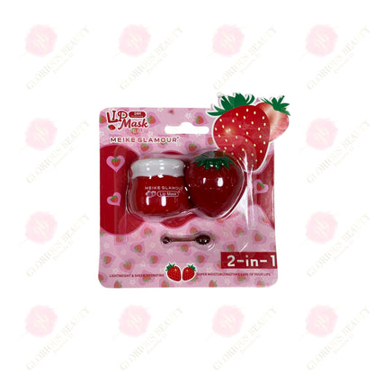 Lip Mask & Lip Balm 2-in-1 (Strawberry) - 12PCS