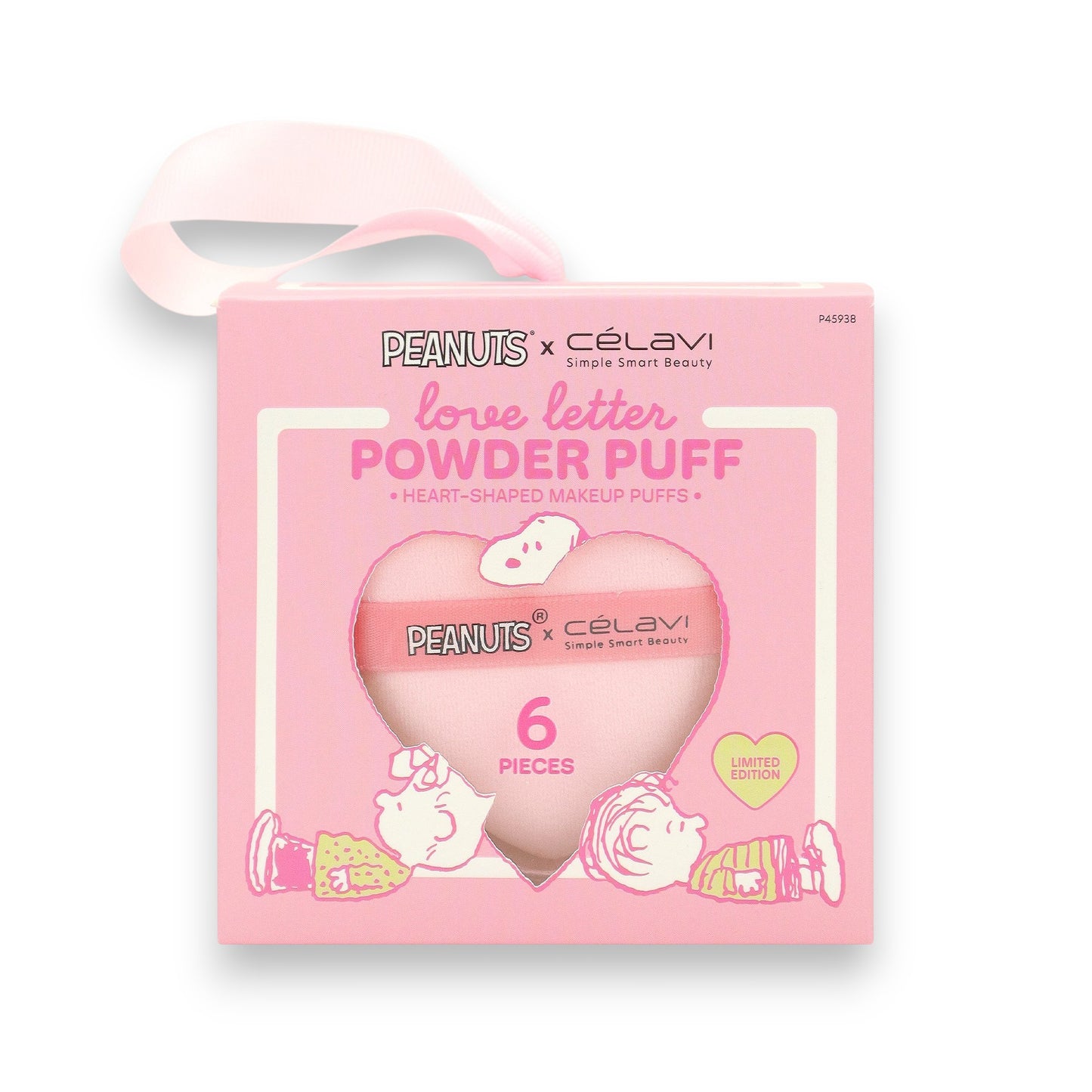 Peanuts Love Letter 6 PC Powder Puff