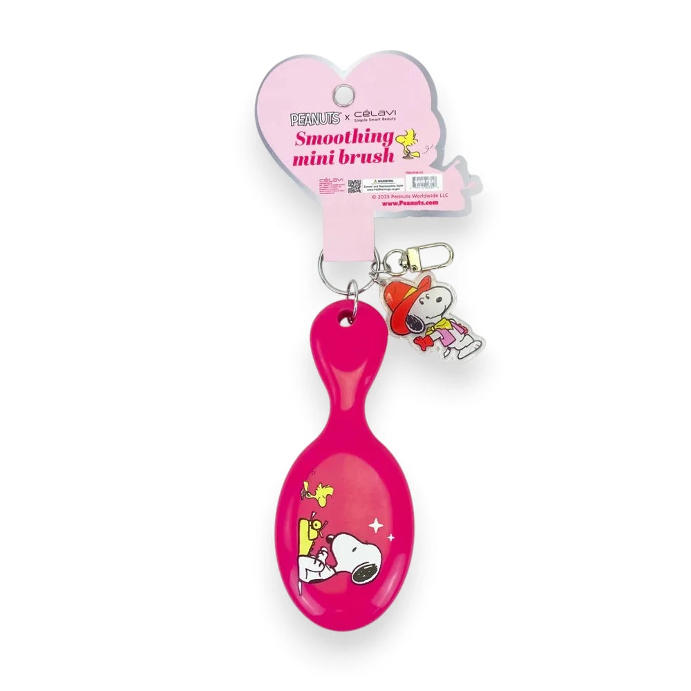 Peanuts - 1PC Mini Hair Brush with Keychain