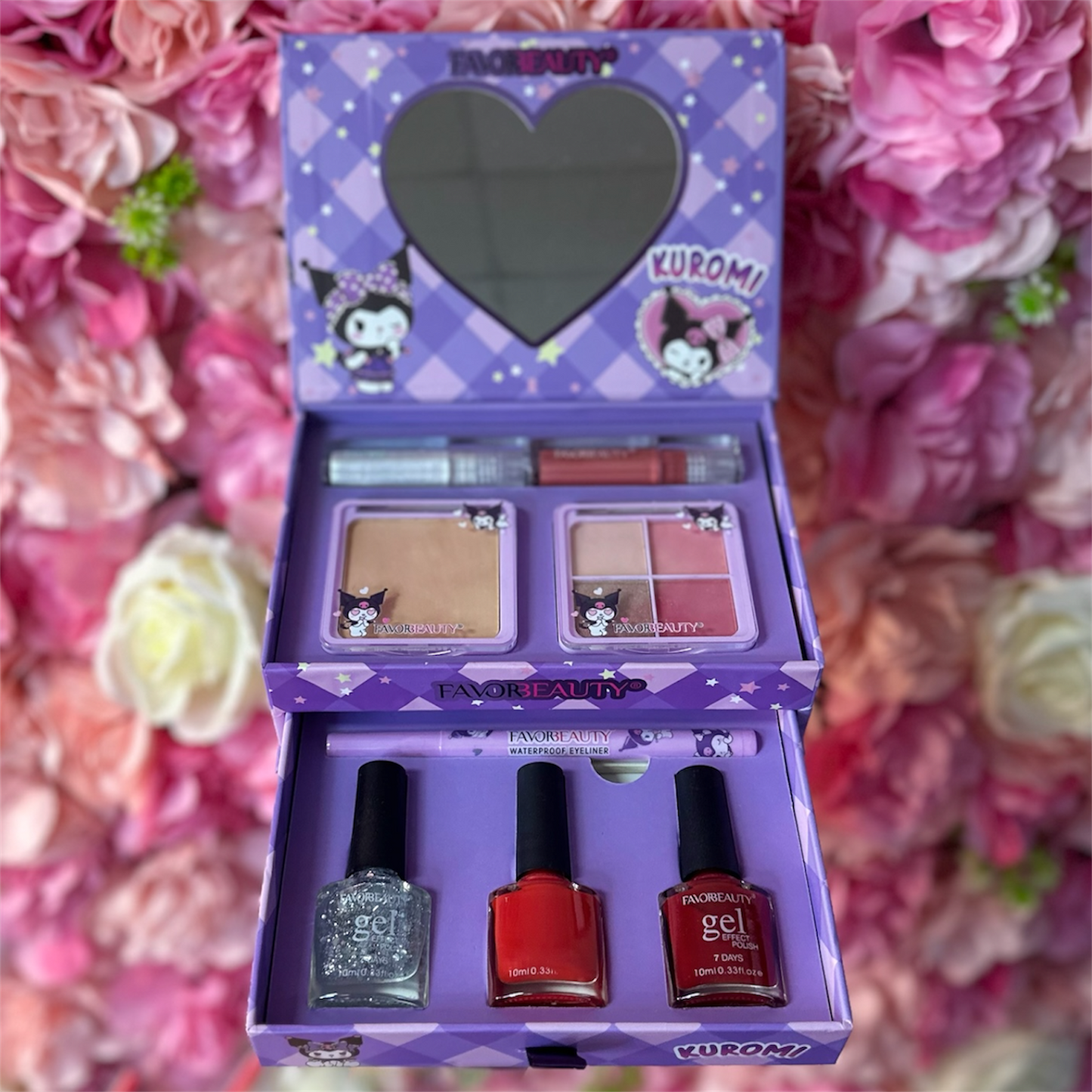 Favor Beauty | Hello Kitty & Kuromi Cosmetic Box