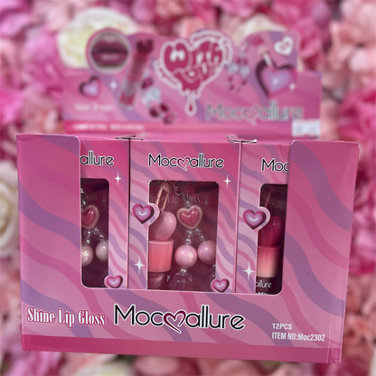 With Love Keychain Shine Lip Gloss