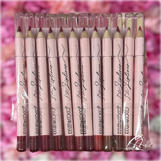 12 Color Lip Liner