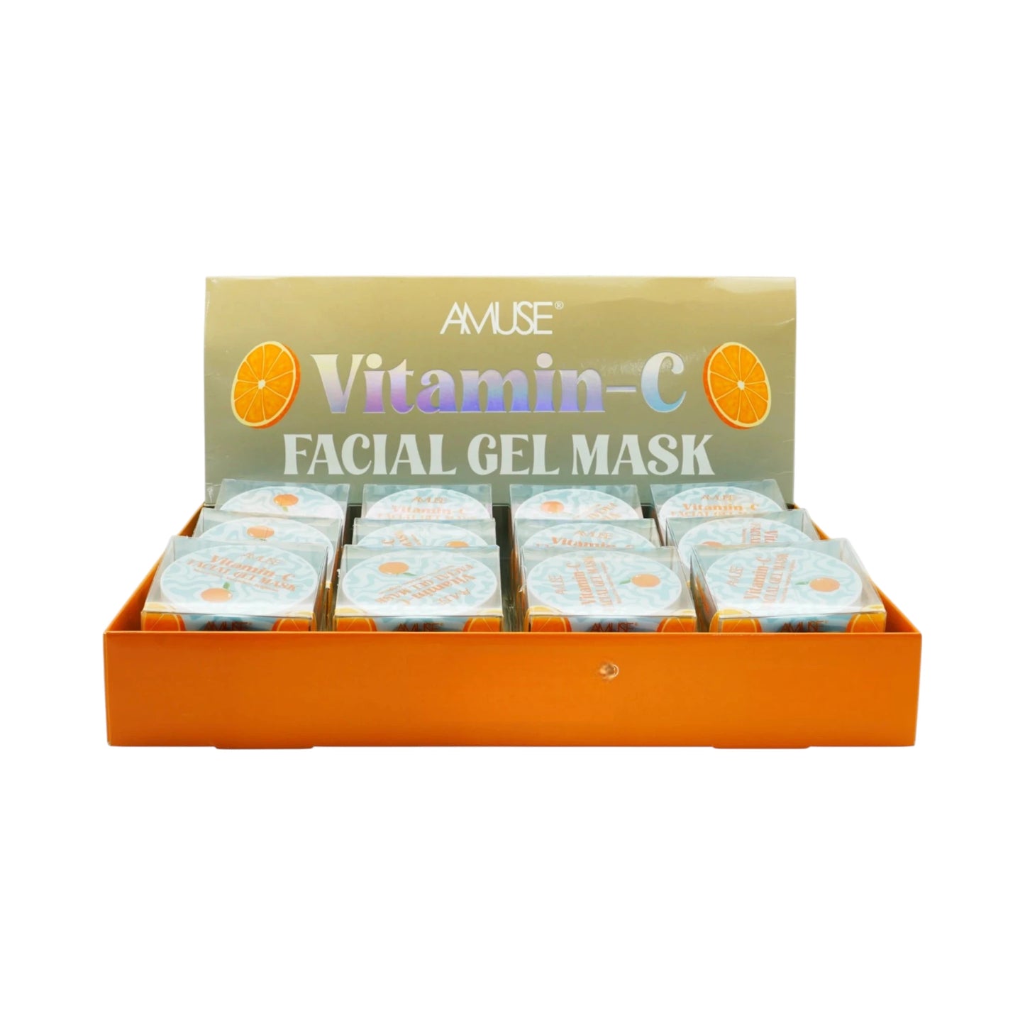 Vitamin C Facial Gel Mask - 12PCS