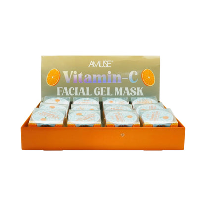 Vitamin C Facial Gel Mask - 12PCS