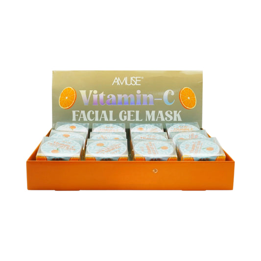 Vitamin C Facial Gel Mask - 12PCS