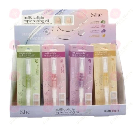 Nail & Cuticle Replenishing Oil by S.he Makeup