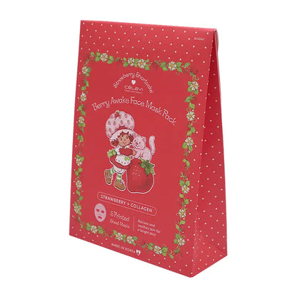 5pc Strawberry Shortcake Face Sheet Mask