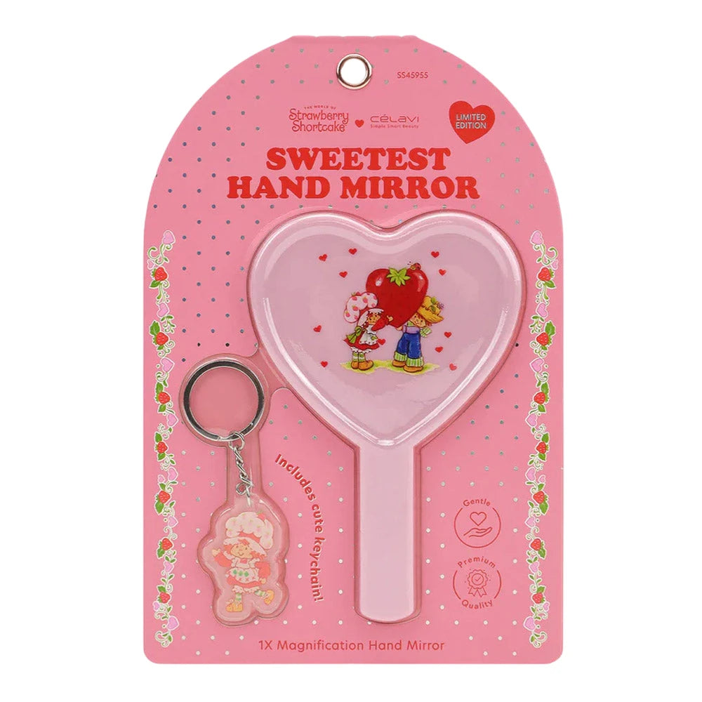 Strawberry Shortcake Sweetest Hand Mirror with Keychain