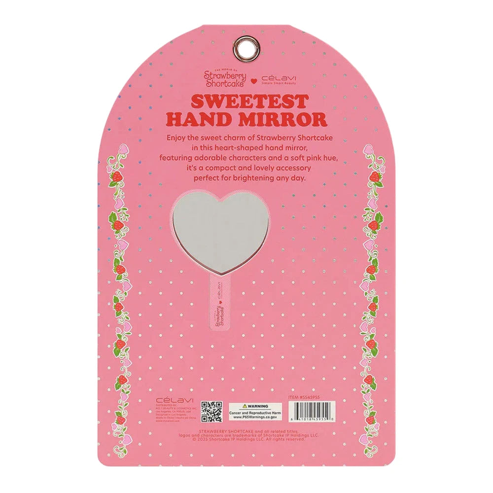 Strawberry Shortcake Sweetest Hand Mirror with Keychain