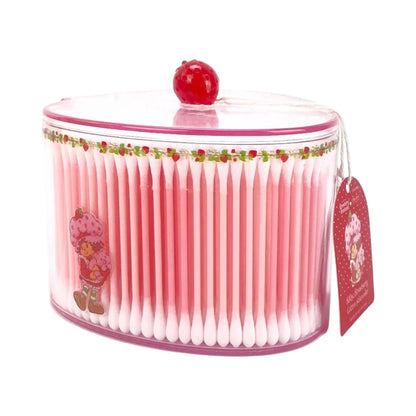 Strawberry Shortcake 500 PC Cotton Picks with Jar