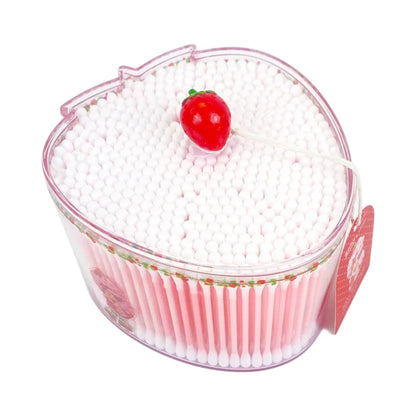 Strawberry Shortcake 500 PC Cotton Picks with Jar