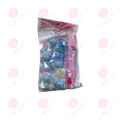Lip Gloss Bracelet & Keychain Set - 21PCS