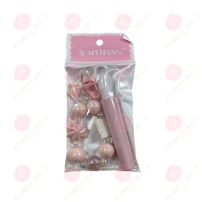 Lip Gloss Bracelet & Keychain Set - 21PCS