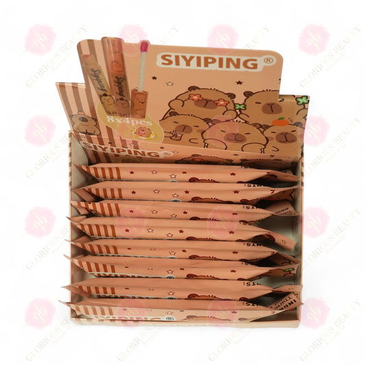 Lip Gloss (Capybara) - 8x4PCS