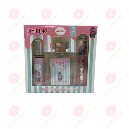 Vanilla Freak Blue and Pink Perfume and Gloss Set - 144PCS