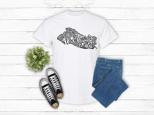 El Salvador Zentangle T-Shirt