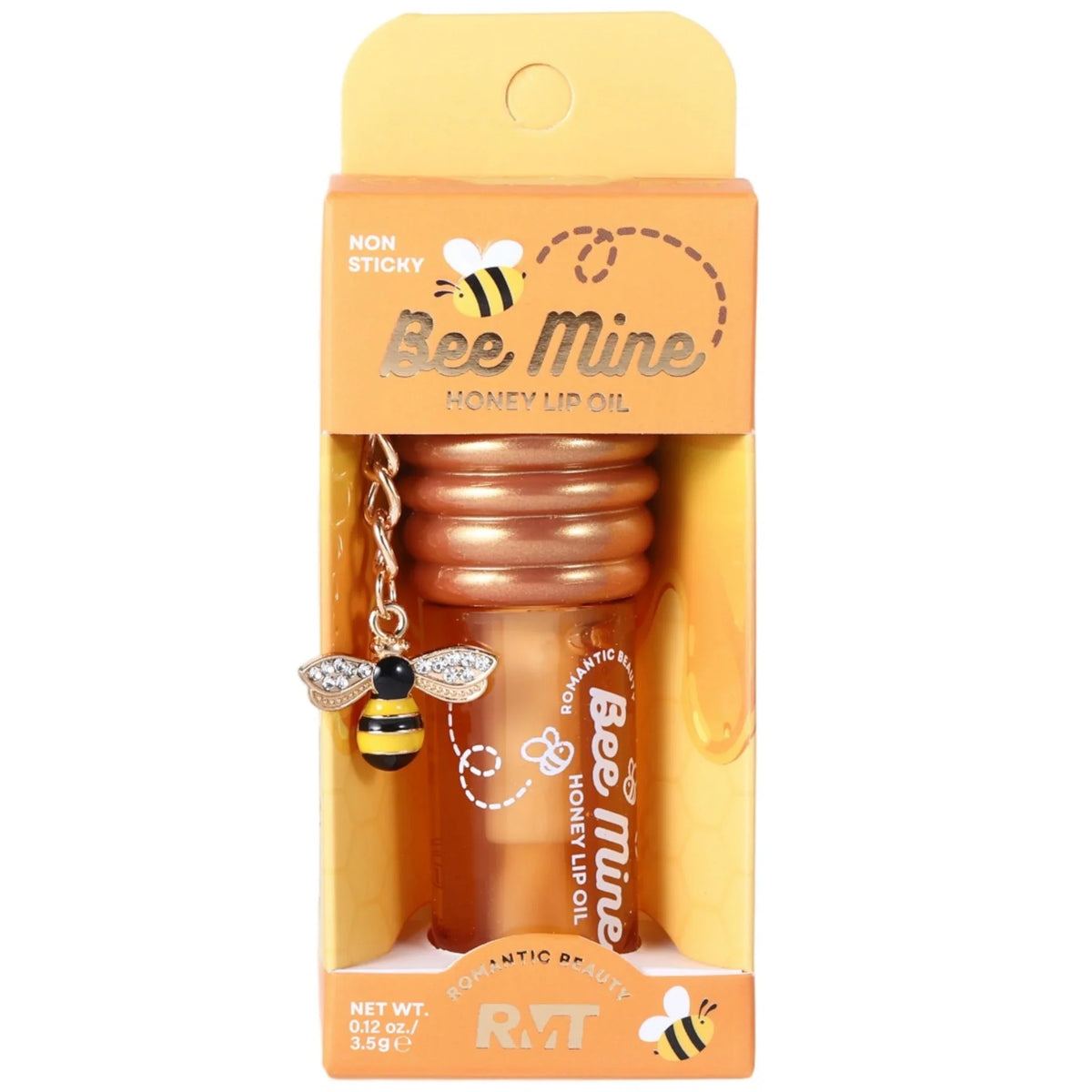 Bee Mine Honey Lip Oil Keychain - 12PCS