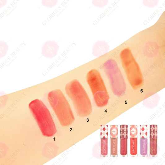 Vintage Pattern Lip Gloss - 12PCS